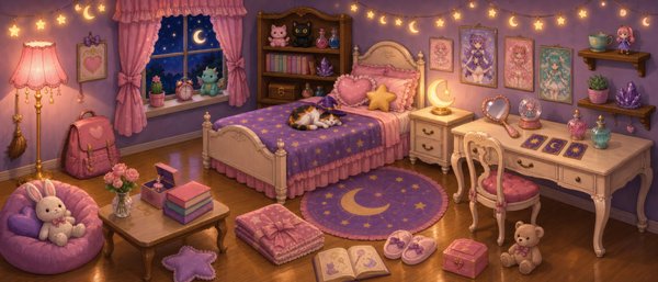 The Magical Bedroom hidden object scene